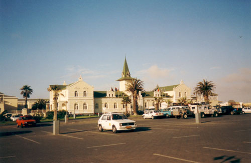 The former train station of Swakopmund